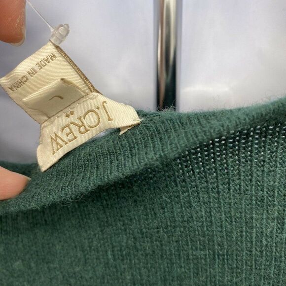 J Crew Merino Wool Green Beaded Sweater Womens size L NWT - Picture 4 of 6